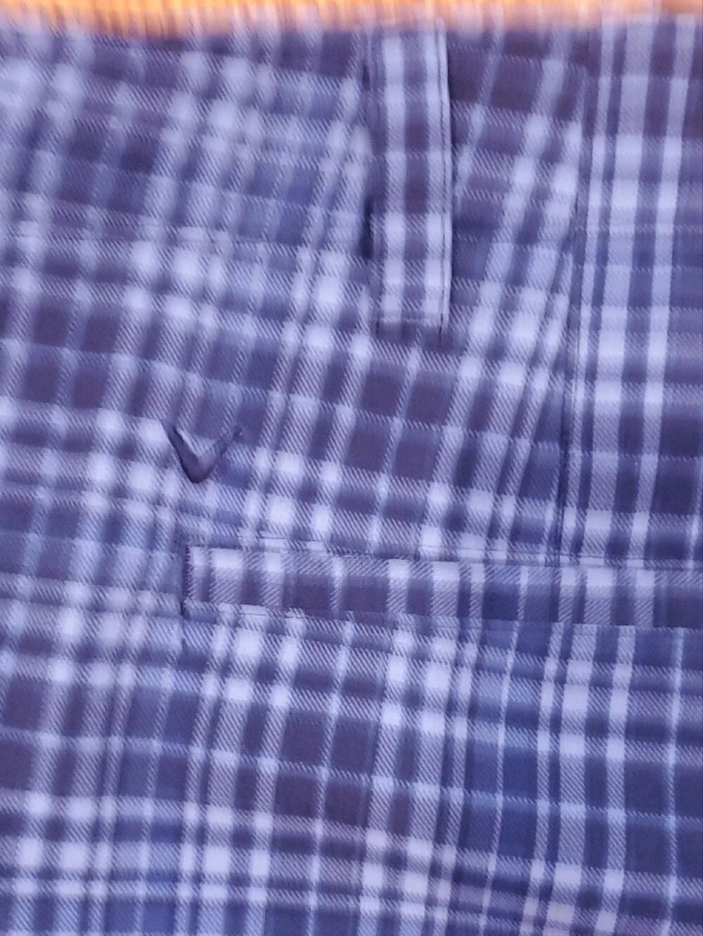 Callaway Blue Plaid Flat-Front Golf Shorts